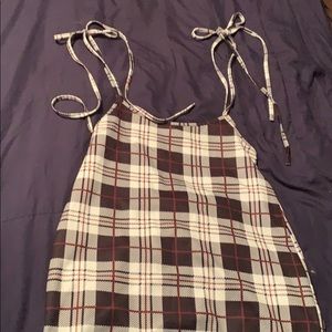 Plaid Body Con Dress